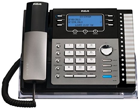 RCA 25423RE1 ViSys 4-Line Expandable System Phone with Intercom