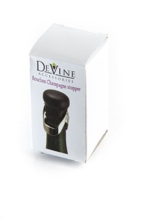DeVine Bouchon Champagne Stopper- Sleek and classy stopper for champagnes and brut wine bottles