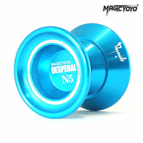 MAGICYOYO Desperado N5 Yoyo Logo-Laser Engrave for All Tricks (N5 Blue)