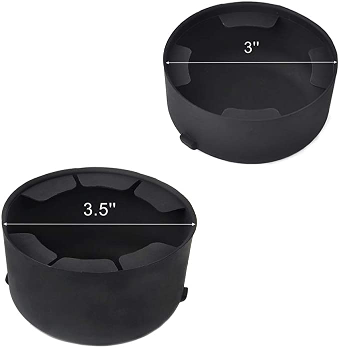 Joytutus Cup Holder Insert Compatible with Trailblazer Cup Holder Inserts 3" & 3.5"And Compatible with Envoy 2002 to 2009