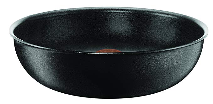 Tefal Ingenio Non-stick Induction Expertise Wok, 28 cm, Black