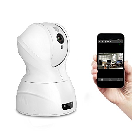 Edeep Security IP Camera Home Surveillance Wireless Systerm Cam Microphone Motion Detection Web Cam White