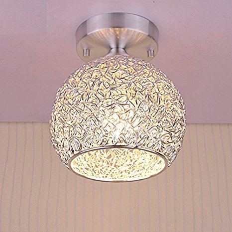 Goeco Mini Modern Chandeliers Creative Aluminum Ceiling Light for Girls Room,Bedroom,Hallway and Closet (Height 7.87")
