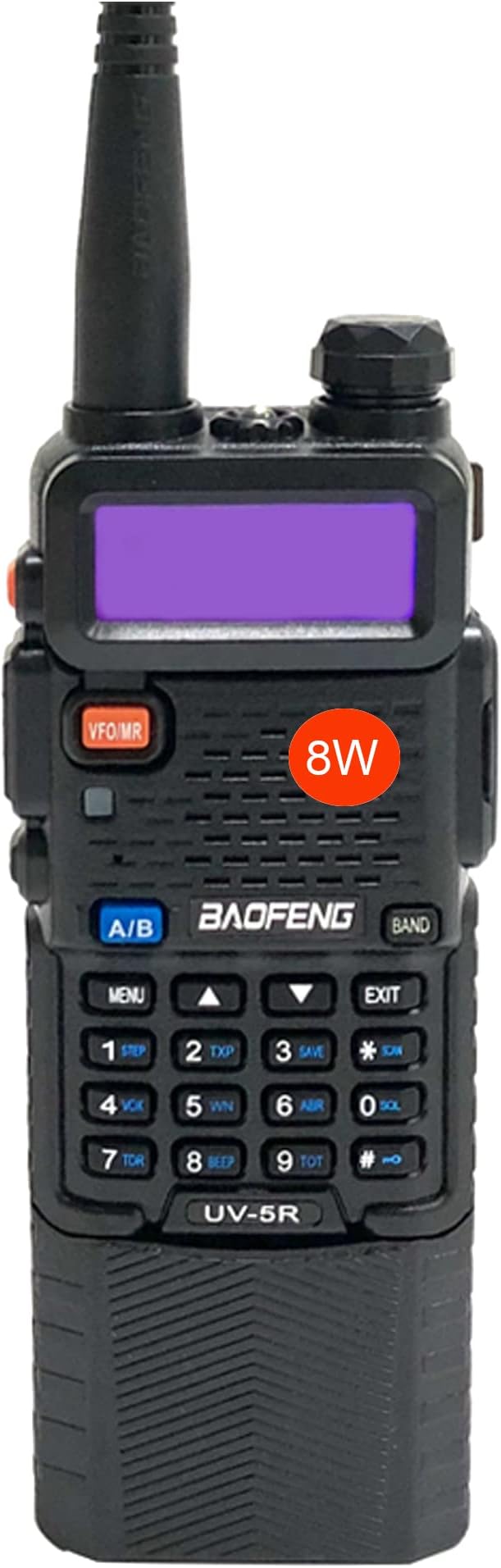 BAOFENG Walkie Talkies UV-5R 8W Handheld Ham Radio with 3800mAh Battery,FM Radio