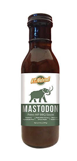 KC Natural - Mastodon Paleo AIP BBQ Sauce 14oz (1 Pack)