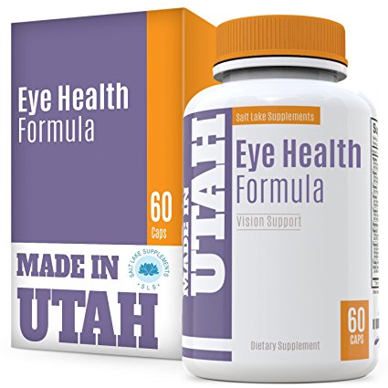 Eye Health Formula With Essential Vitamins, Minerals and Natural Herbs Including Lutein - Supports Overall Eye, Retina & Macula Health To Protect Your Vision And Keep It Healthy 60 capsules