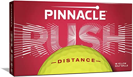 Pinnacle Rush Golf Balls, Yellow (15 Ball Pack)