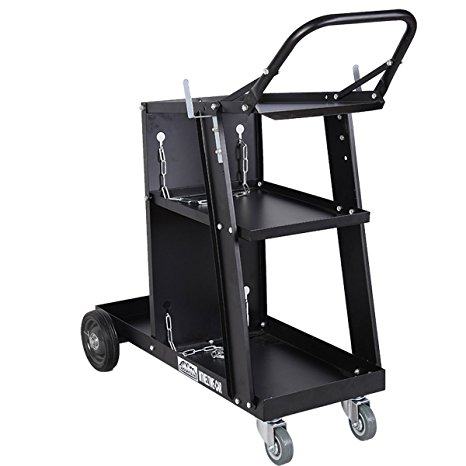 Giantex Welder Welding Cart Plasma Cutter MIG TIG ARC Universal Storage for Tanks