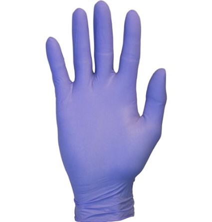 Purple Nitrile Exam Gloves - 36 Mil Medical Grade Powder Free Latex Rubber Free Disposable Non Sterile Food Safe Cleaning Convenient Dispenser pack of 100 Size Large