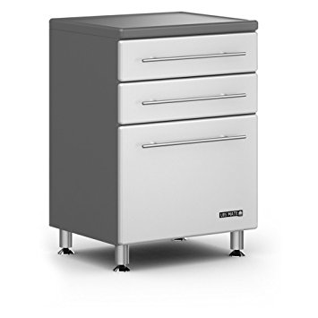 Ulti-MATE Storage 3-Drawer Base Cabinet in Starfire White