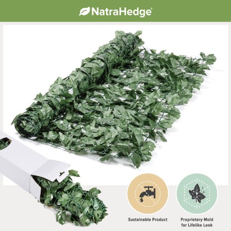 NatraHedgereg Artificial Ivy Leaf Roll 94quot x 39quot