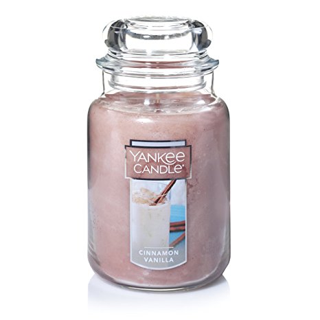 Yankee Candle Large Jar Candle, Cinnamon Vanilla