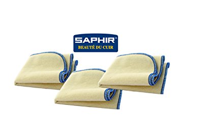 3 Pieces Saphir Polishing Cloths