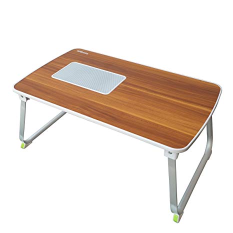 Portronics Por-833 "Mybuddy L" A Light Weight Strong And Foldable Laptop Cooling Table Cum Standing Office Desk