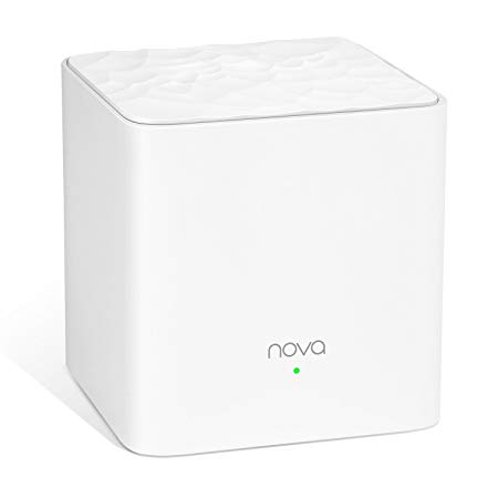 Tenda Nova Whole Home Mesh WiFi System - Replaces AC WiFi Router and Extenders, Dual Band, Works with Amazon Alexa, Built for Smart Home Up to 1,500 sq. ft. Coverage (MW3 1-Pack).