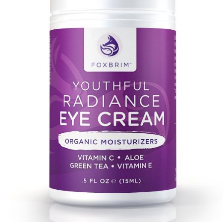 Foxbrim Youthful Radiance Eye Cream for Dark Circles and Puffiness 5 oz15 ml
