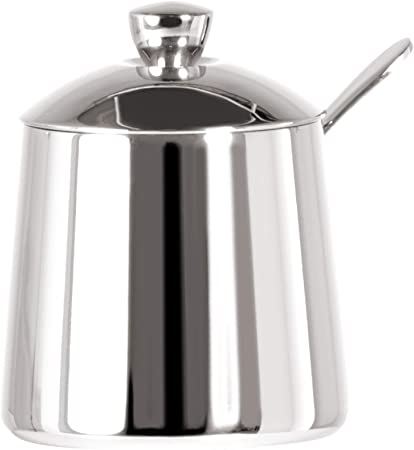 Frieling USA 18/10 Stainless Steel Sugar Bowl and Spoon Set