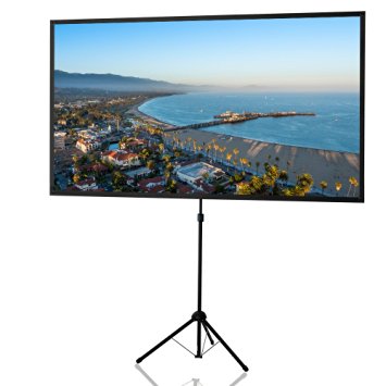 celexon Projector Screen Tripod Ultra Lightweight 80 inch | Ultra Portable | 11 lbs weight | Mobile presentation and cinema solution | 16:9 FULL HD