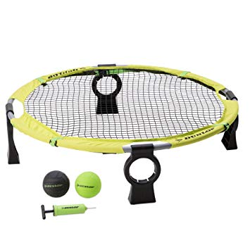 Dunlop Premium Spike Ball Battle Game Set - Spyderball Combo Sets for Lawn, Beach, Camping, Yard, Outdoor Games - Competitive or Recreational Slammo Volleyball Tournament - Fun Kit For Adults, Kids