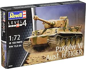 Revell Gmbh 03262 Pzkpfw VI Ausf H Tiger Tank Model Kit, 1: 72 Scale