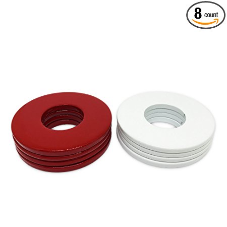 BoltsandNuts (8) Powder Coated Replacement 2-1/2 Washer Toss Pitching Game Washers - High Gloss!