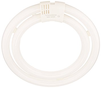 TCP CFL Double Circle Lamp, 200W Equivalent, Bright White (3500K) T6 Circline Lamp