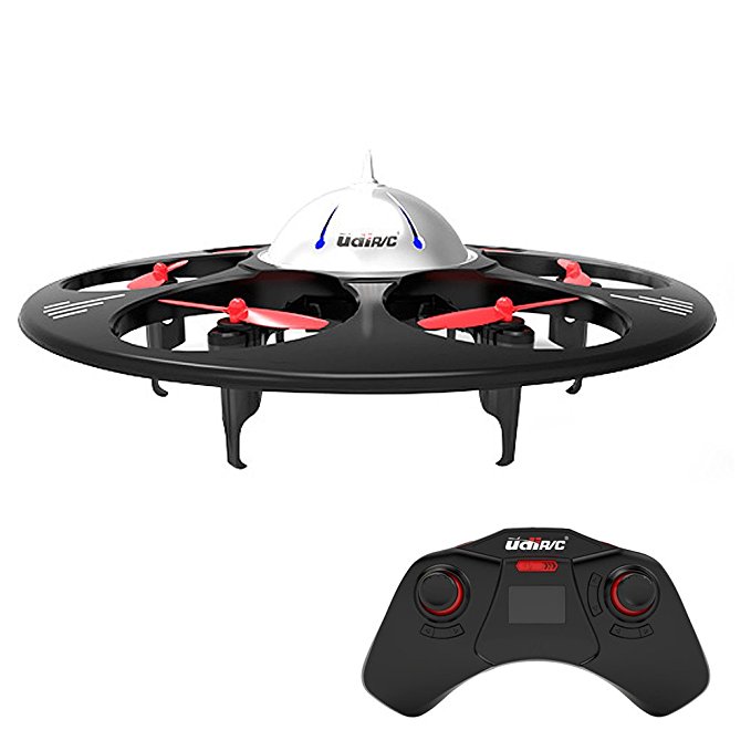 UDI RC U845 Voyager UFO RC Drone with 720P HD Camera RC Quadcopter for Beginners with One Key Return and Headless Mode
