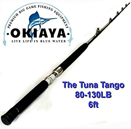 OKIAYA COMPOSIT 80-130LB Tuna Tango Saltwater Big Game Roller Rod(6 Foot Long)