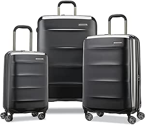 Samsonite Octiv, Stealth Black, 3-Piece Set (22/24/28)