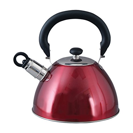 Gibson Mr. Coffee Morbern Tea Kettle, 1.8-Quart, Red