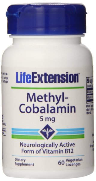 Life Extension Methylcobalamin 5 Mg 60 Dissolving Lozenges