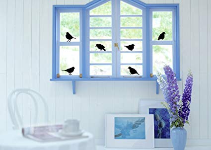Bilila DIY Flying Birds Art Wall Stickers Vinyl Removable Decals Mural Home Room Decor