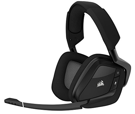 CORSAIR VOID PRO RGB Wireless Gaming Headset with DOLBY HEADPHONE 7.1 Surround Sound for PC - Carbon