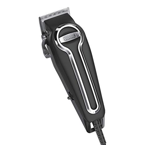 Wahl Clipper Elite Pro High Performance Haircut Kit for men, includes Electric Hair Clippers, secure fit guide combs with stainless steel clips - By The Brand used by Professionals #79602