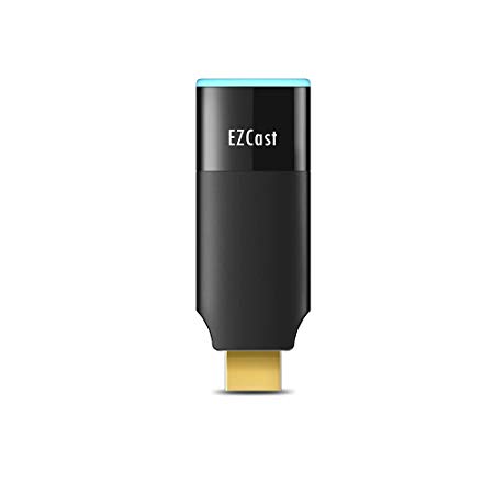 EZCast 2 Universal Wireless Display Receiver Dual Core, Dual Decoder, 2.4G/5G, Concurrent AP-Router, P2P Connection, iOS/Android/macOS/Windows Support, Miracast/DLNA/Airplay Support, OTA Updates