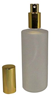 4 Ounce (120 ml) Frosted Glass Empty Refillable Replacement Glass Perfume or Cologne Bottle with Spray Applicator (EB15)