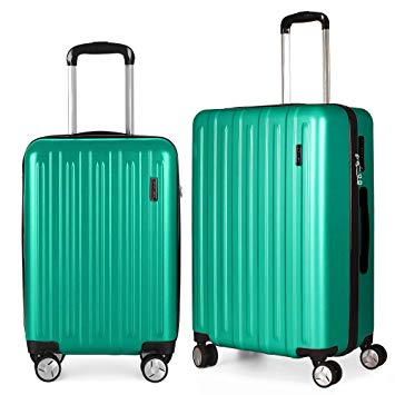 Fochier Luggage 2 piece Set Lightweight Spinner Suitcase with TSA Lock 20"26"
