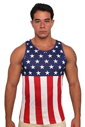 USA Flag Men's Tank Top