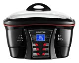 Gourmia GMC700 Supreme 8-in-1 Digital Multi-Function Cooker with 56 Qt Bowl Fry Basket GrillSteam Racks - 1500 Watts
