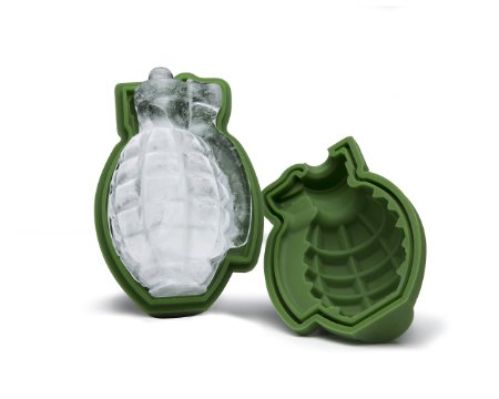 3D Grenade Ice Cube Mold, A Great Mens Gift