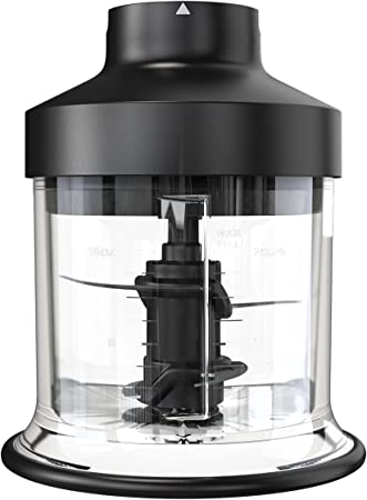 Ninja XSKKITCHPR Foodi Power Chopper 3-Cup Food Processor Bowl, for Ninja Power Mixer System (CI100 Series), Black