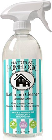 Natural HomeLogic Eco Friendly Bathroom Cleaner - 16 oz (1 Pack, Jasmine Mist)