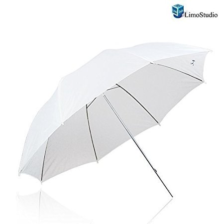 LimoStudio Photography 43" White Premium Wide Umbrella Reflector, AGG139