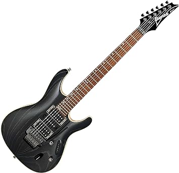 Ibanez S570AH Standard 6-String Electric Guitar (Silver Wave Black, Right-Handed)