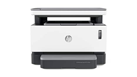 HP Neverstop 1200w Print, Copy, Scan, WiFi Laser Printer, Mess Free Reloading, Save Upto 80% on Genuine Toner, 5X Print Yield