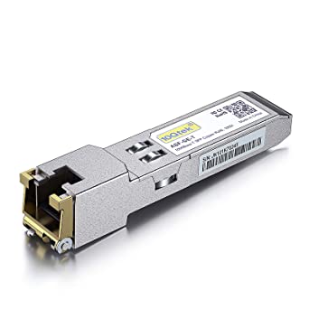 1.25G SFP-T, 1000BASE-T Copper SFP, SFP to RJ45 SFP, Compatible with Intel E1GSFPT-A