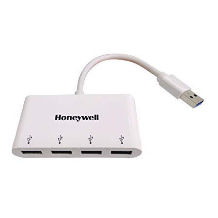 Honeywell HC000003/LAP/NPH/4U 4 Port USB Non-Powered USB 2.0 Hub (White)