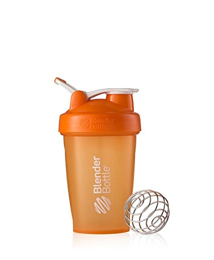 BlenderBottle Classic Loop Top Shaker Bottle, Orange/Orange, 20-Ounce