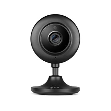 FDT 720P HD WiFi IP Camera (1.0 Megapixel) Indoor Wireless Security Camera, Plug & Play, Wide 75° Viewing Angle, Night Vision FD7904 (Black)