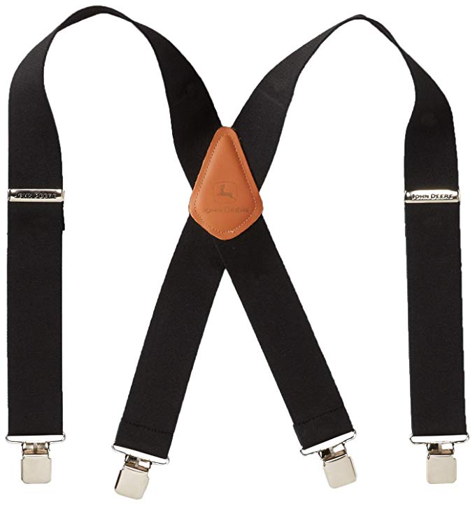 John Deere Men's 2" Logger-Style Suspenders